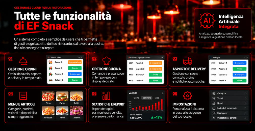 Funzionalità EF Snack